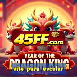 site para escalar time de futebol